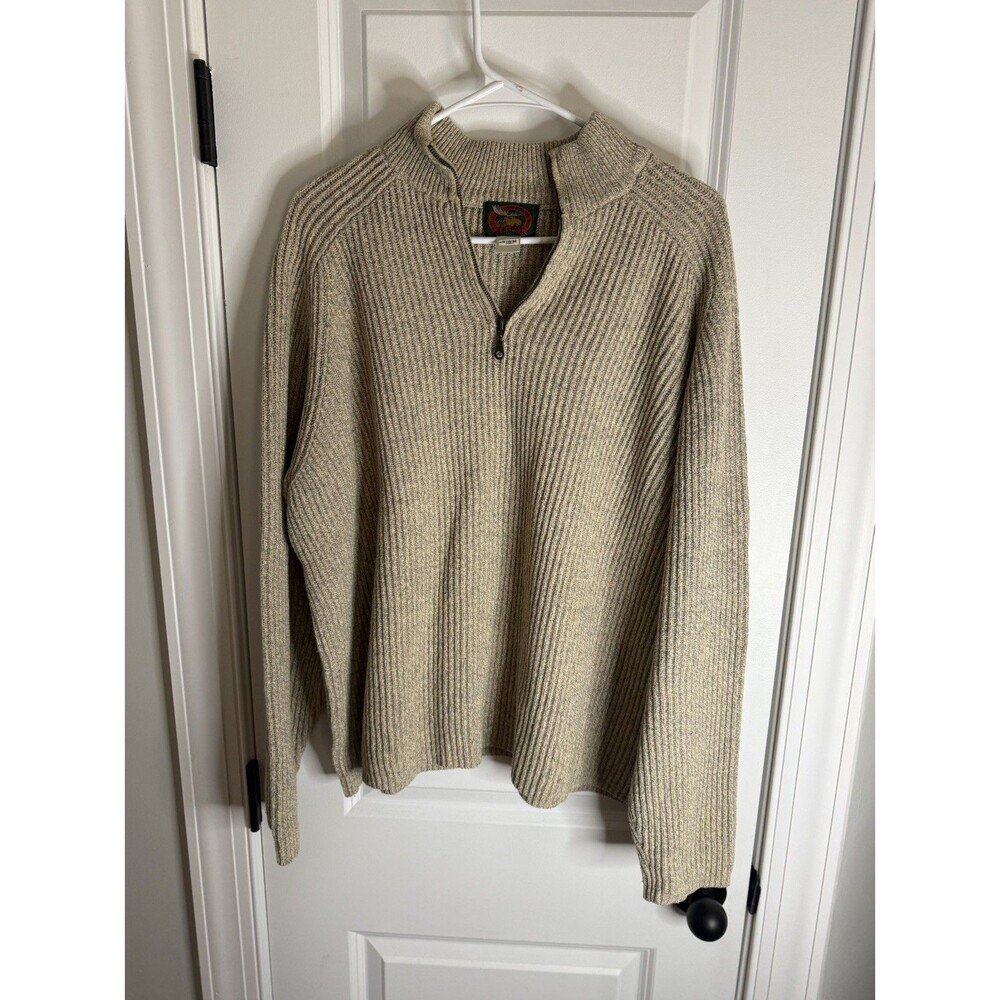 Vintage Alps Apparel Sweater Pullover half zip M ski lodge